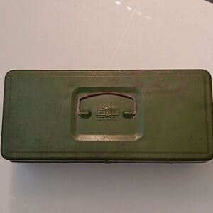 Vintage metal  toolbox